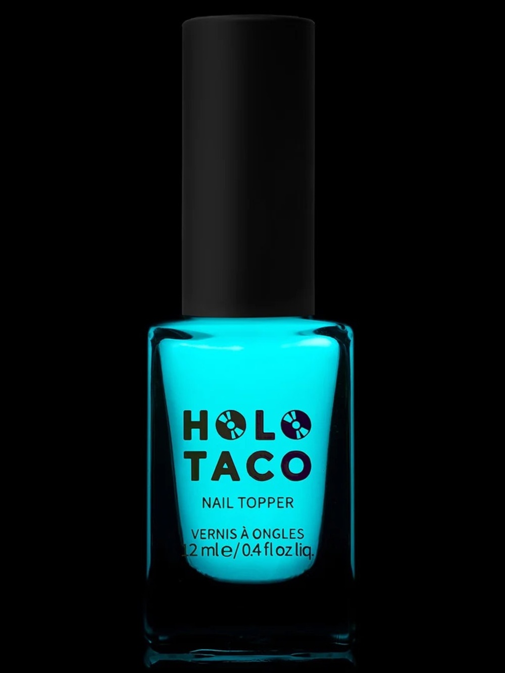 🩵NWT Holo Taco Aqua Glow in the Dark Seasonal Nail Polish Topper Never Used